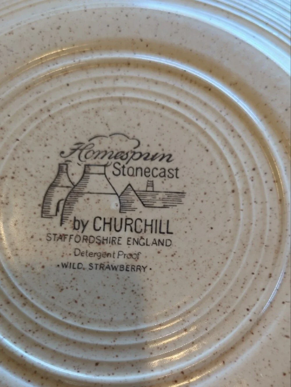 Vintage-Style Strawberry Dinner Plates Set Of 4